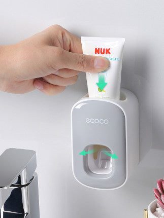 Amazing Wall-Mounted Toothpaste Dispenser Set