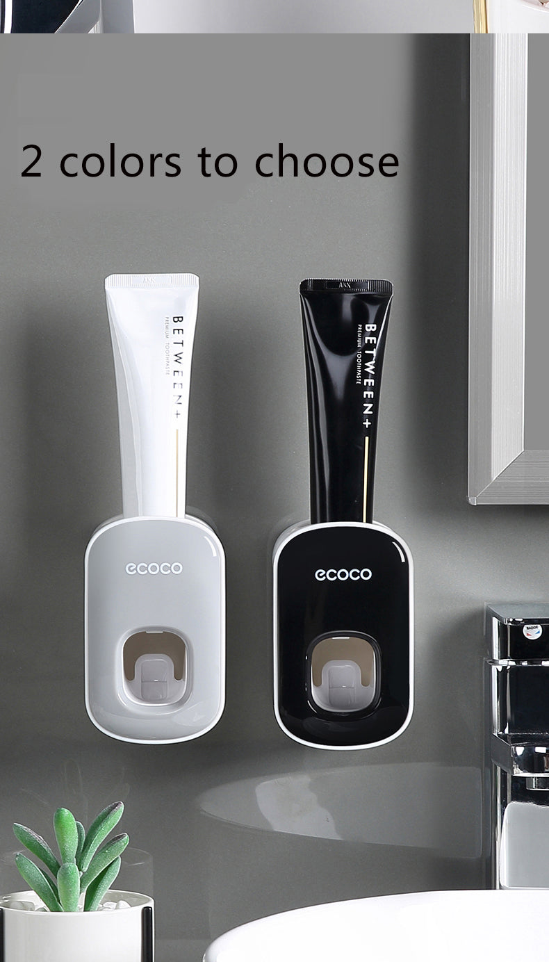 Amazing Wall-Mounted Toothpaste Dispenser Set