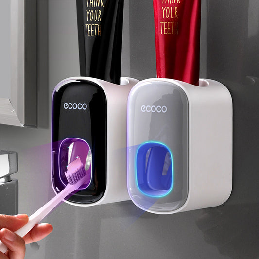 Amazing Wall-Mounted Toothpaste Dispenser Set