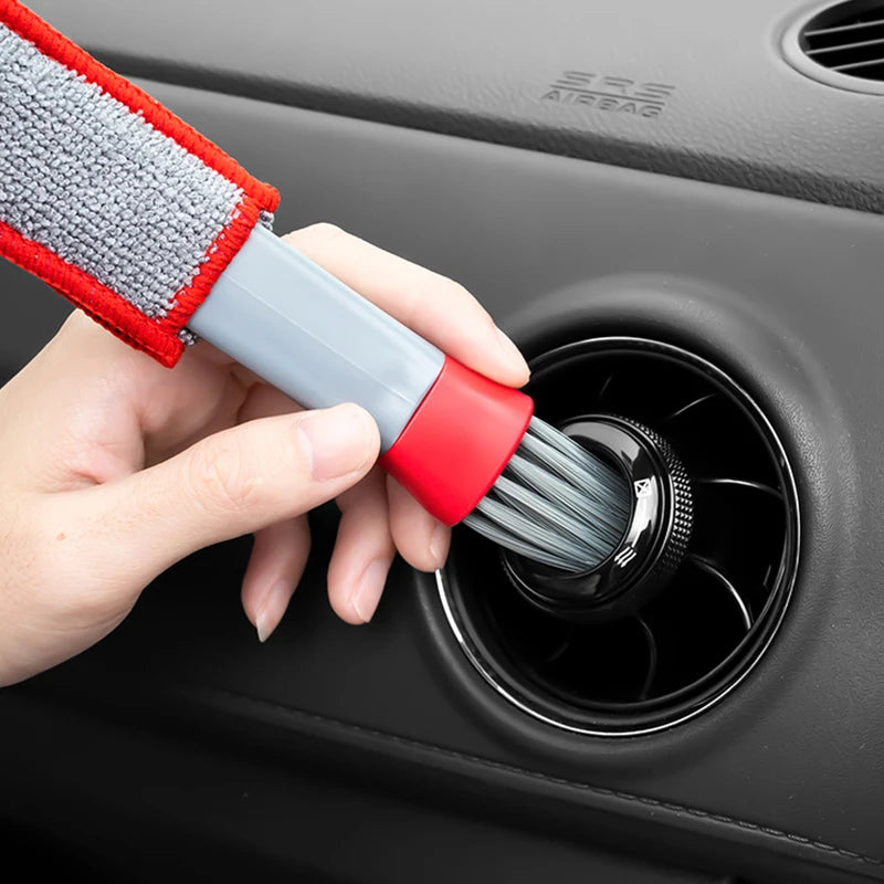 Multi-Purpose Car Cleaning Brush – Air Vent & Interior Dust Cleaner