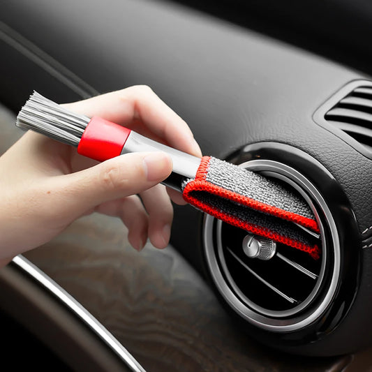 Multi-Purpose Car Cleaning Brush – Air Vent & Interior Dust Cleaner