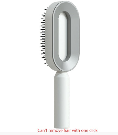 Self-Cleaning Hairbrush with One-Key Cleaning